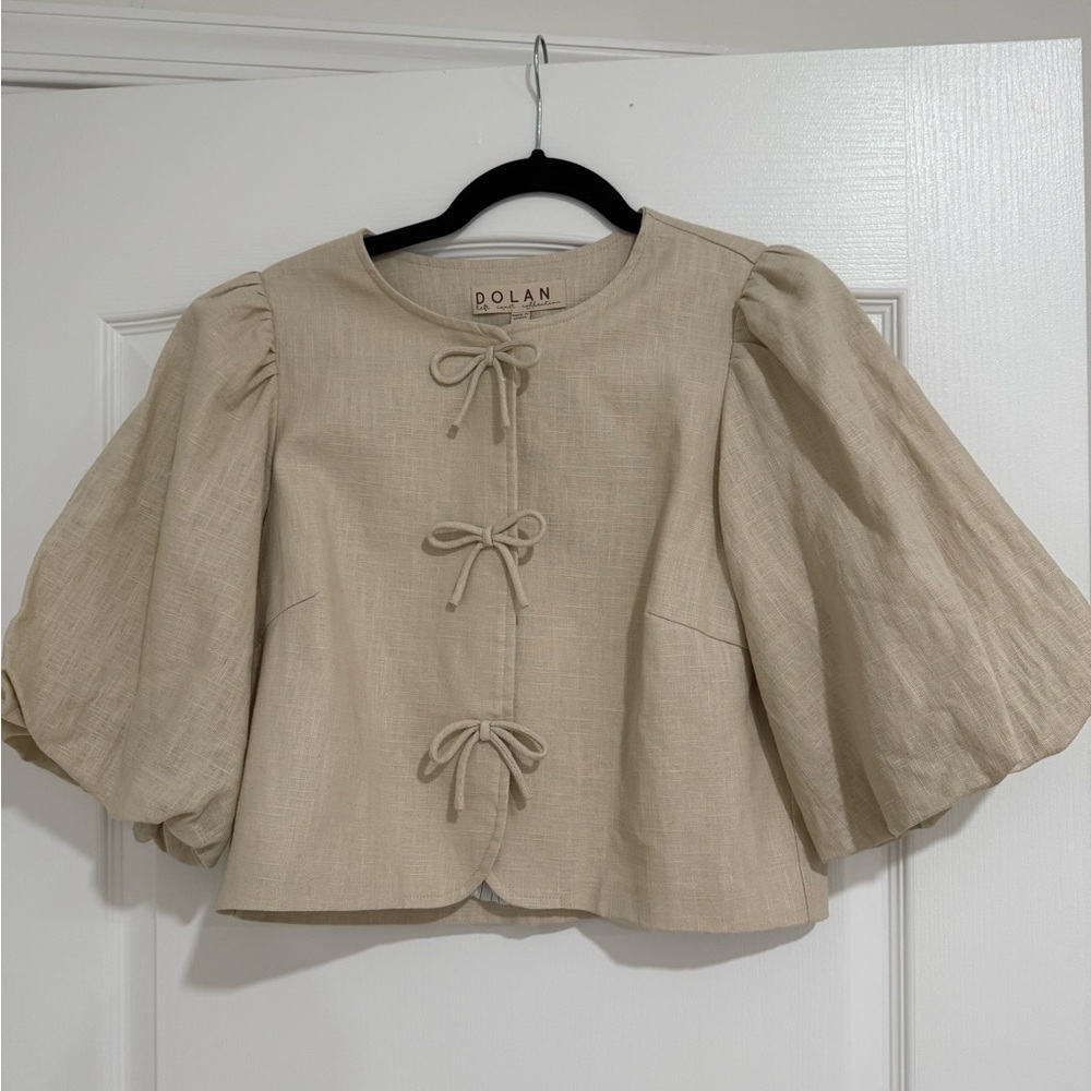 Dolan Left Coast Puff-Sleeve Blazer